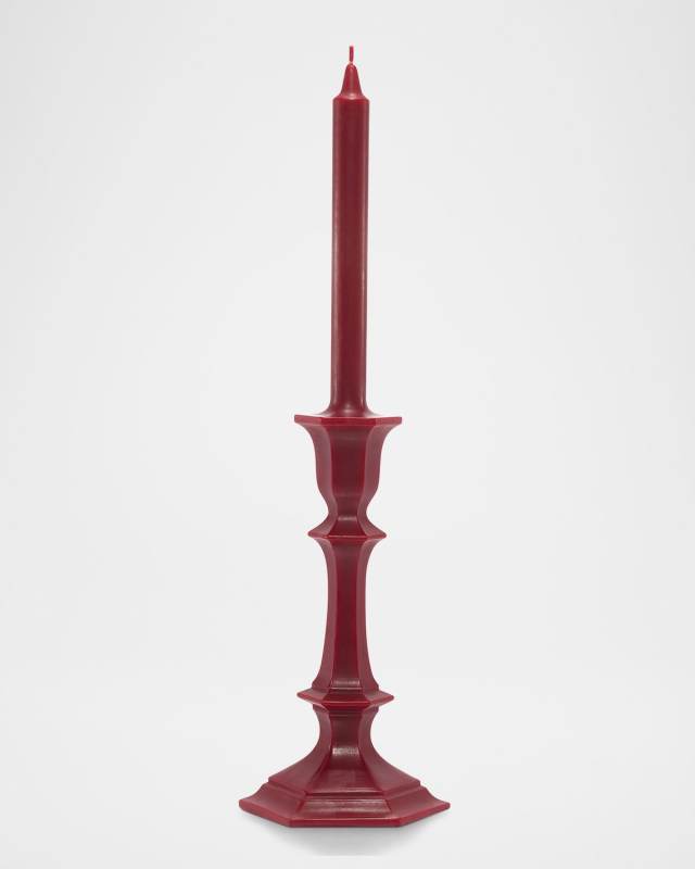 Harcourt Candlestick Candle, Red
